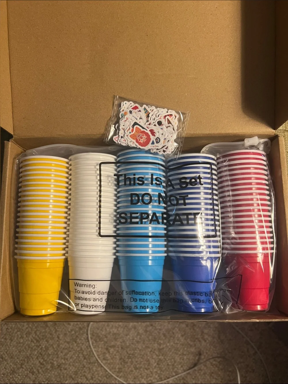 100pc 2oz Carnival/Circus Cups